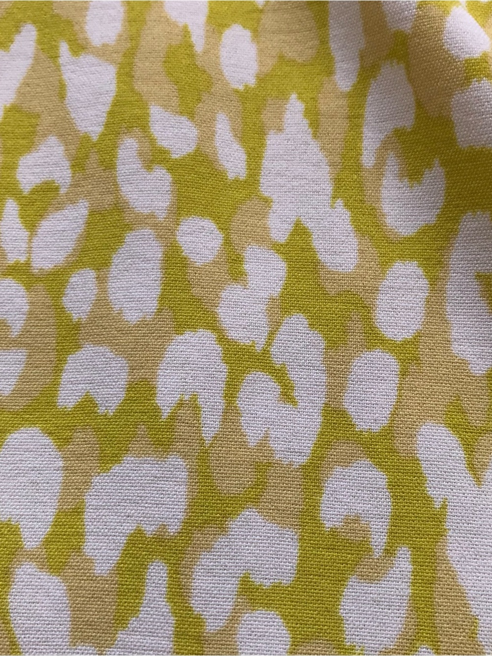 Who What Wear Yellow Printed Long Sleeve Tiered Dress - Picture 8 of 10